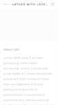 Mobile Screenshot of latherwithlove.com